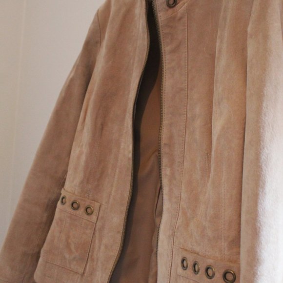 Suede Jacket Womens Size M - Picture 5 of 6